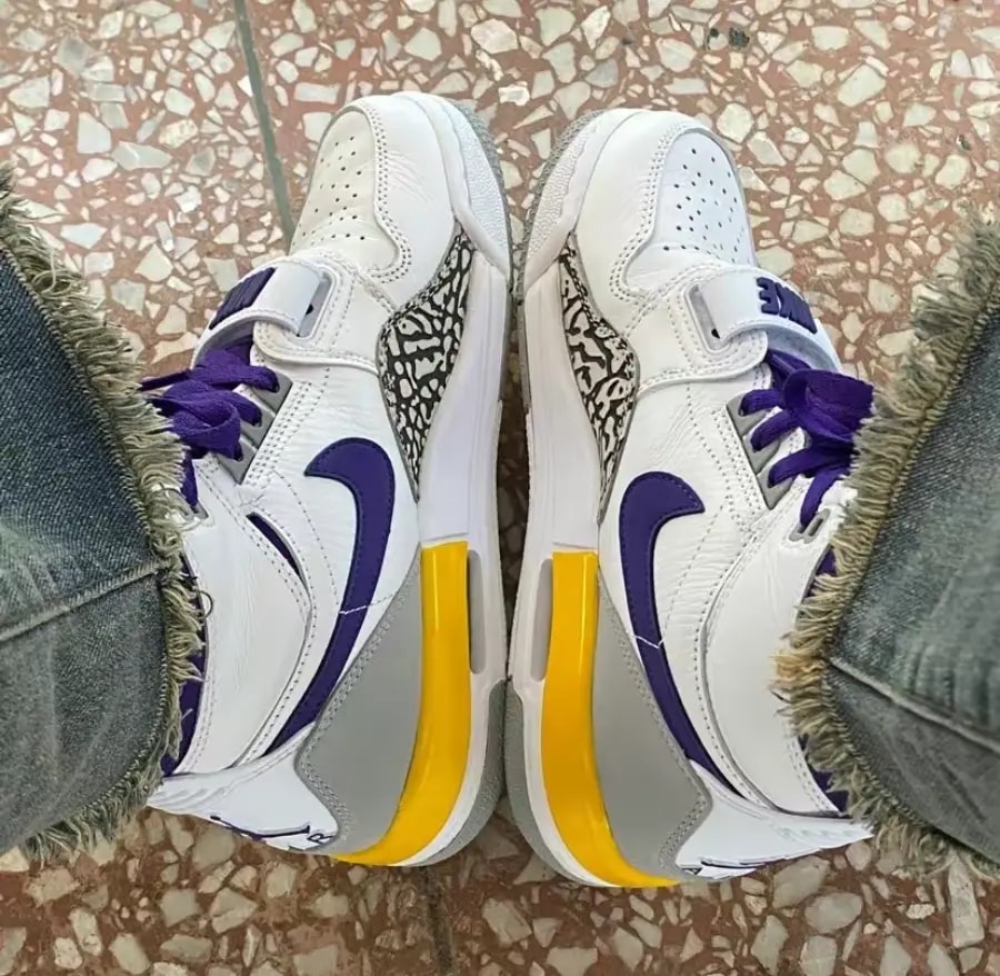 Giày Nike Air Jordan Legacy 312 'Purple Yellow' AT4040-157 — ảnh 5