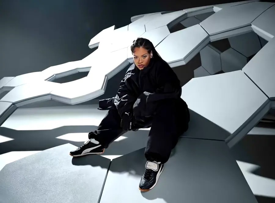 Giày Puma Avanti VL 'Rihanna Fenty Black' 398672-01 — ảnh 3
