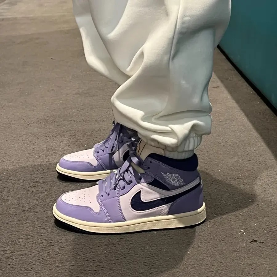 Giày Nike Air Jordan 1 Mid SE 'Sky J Purple' DZ3745-500 — ảnh 4
