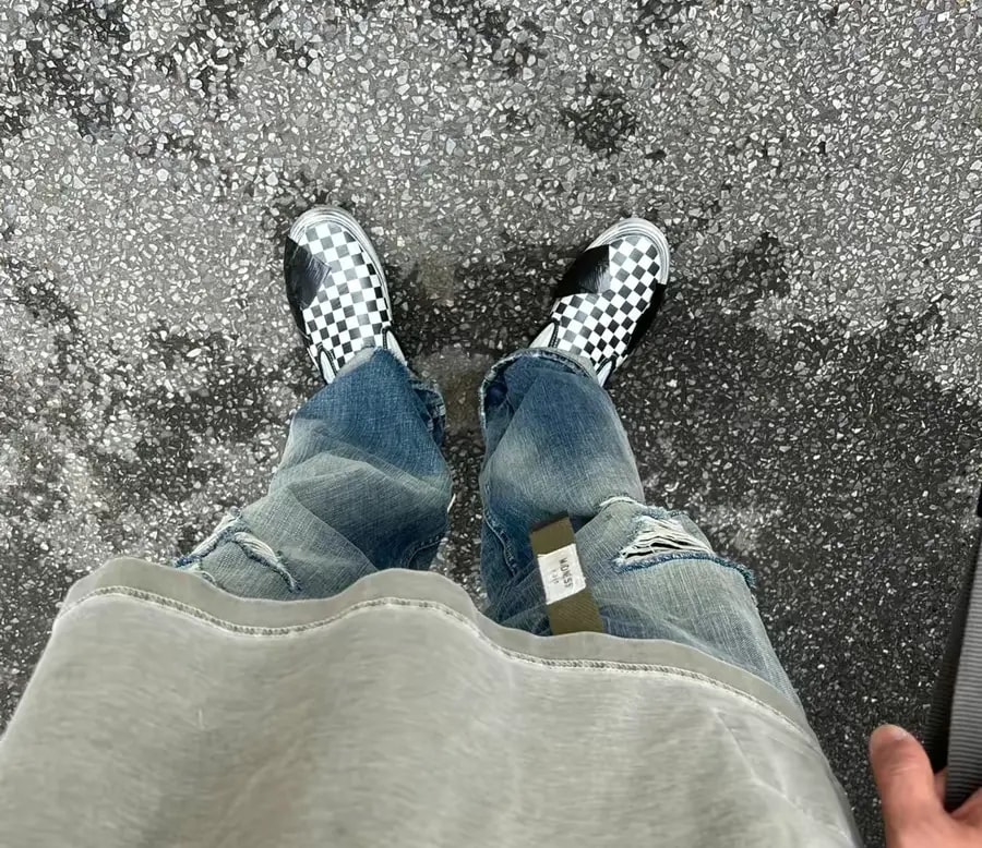 Giày Vans Classic Slip-On VLT LX 'Lux Duct Tape' VN0A3QXYBKC — ảnh 3