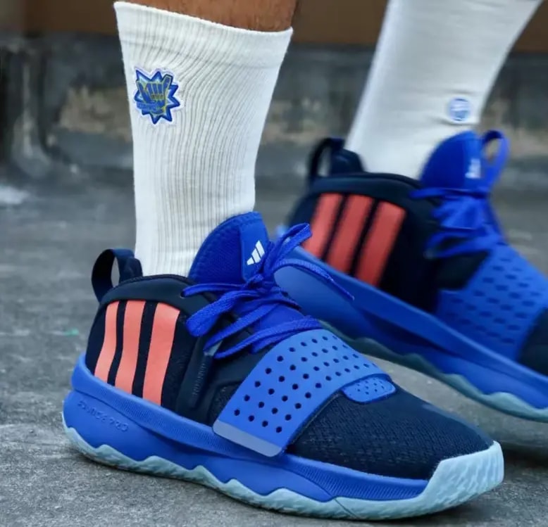Giày Adidas Dame 8 EXTPLY 'Legend Ink Coral Fusion' IG8085 — ảnh 2