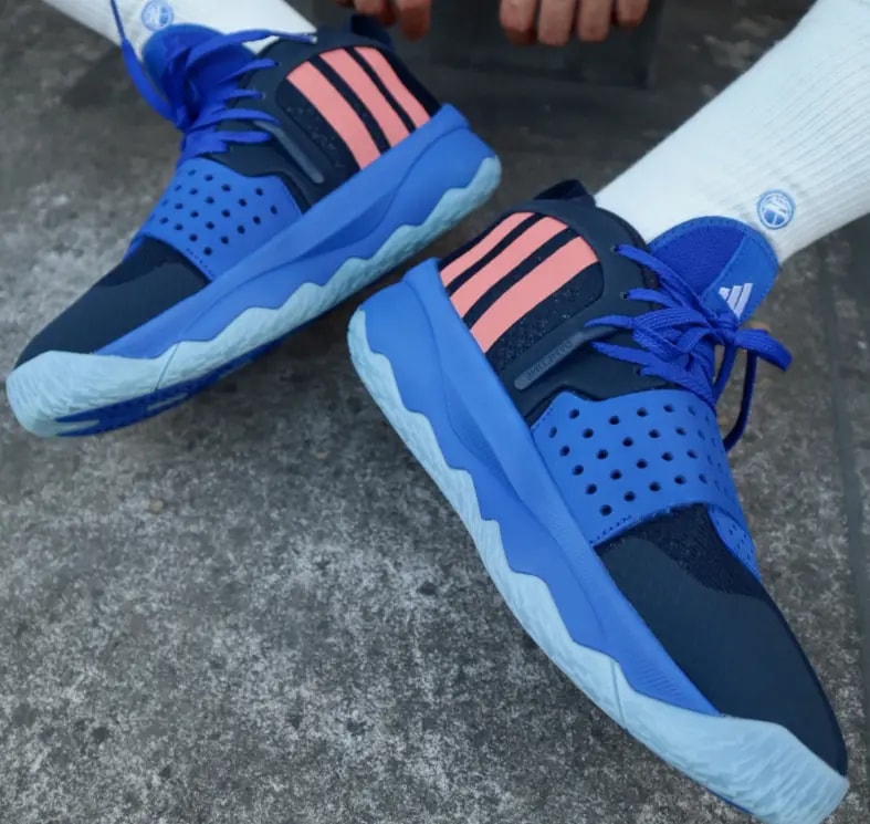Giày Adidas Dame 8 EXTPLY 'Legend Ink Coral Fusion' IG8085 — ảnh 3
