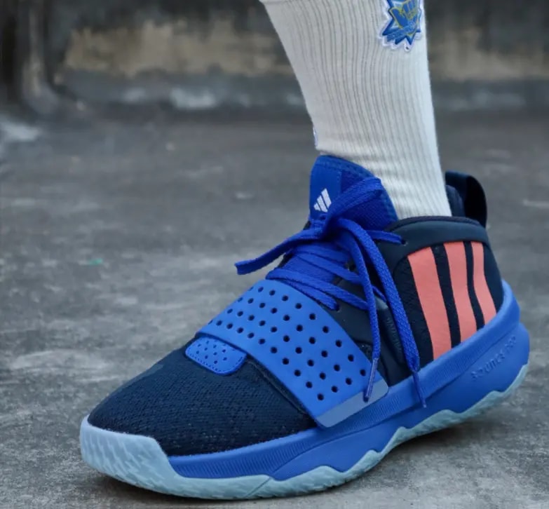 Giày Adidas Dame 8 EXTPLY 'Legend Ink Coral Fusion' IG8085 — ảnh 5