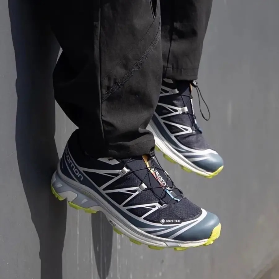 Giày Salomon XT-6 GORE-TEX 'Night Sky Acid Lime' L41741100 — ảnh 3