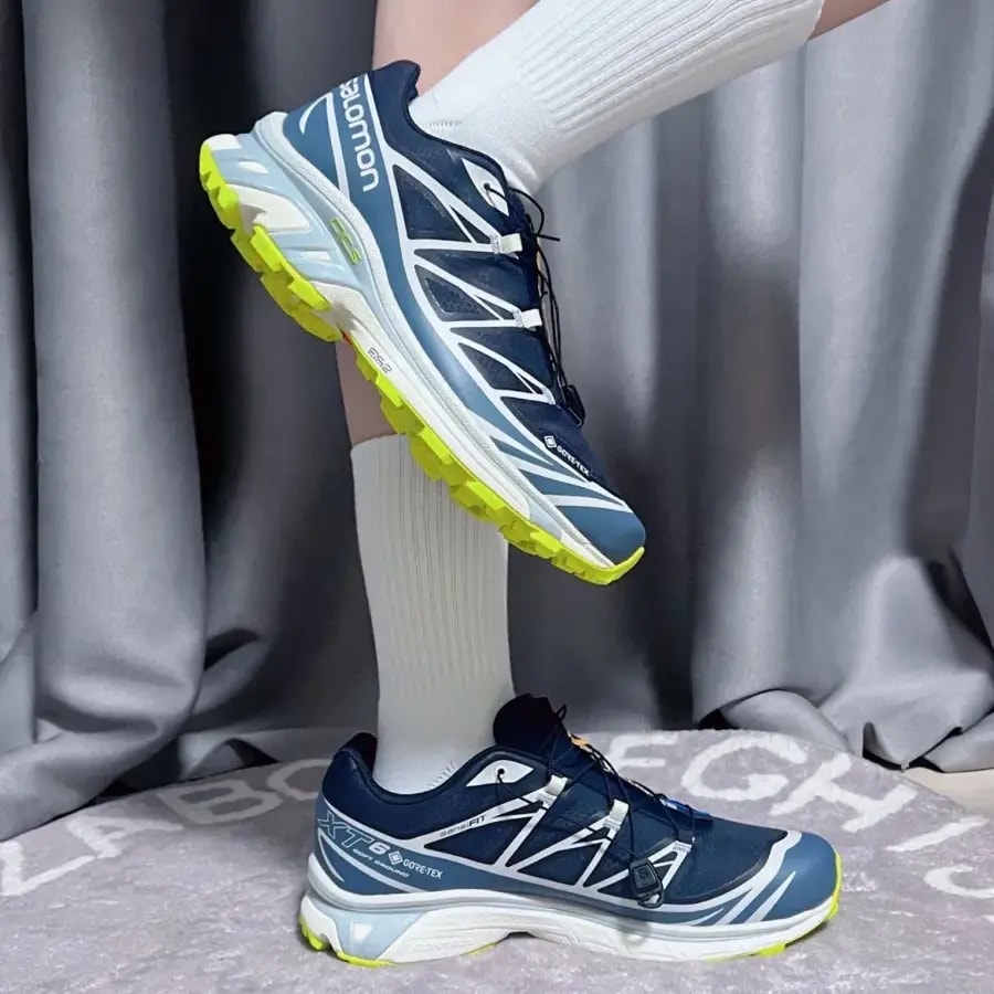 Giày Salomon XT-6 GORE-TEX 'Night Sky Acid Lime' L41741100 — ảnh 5