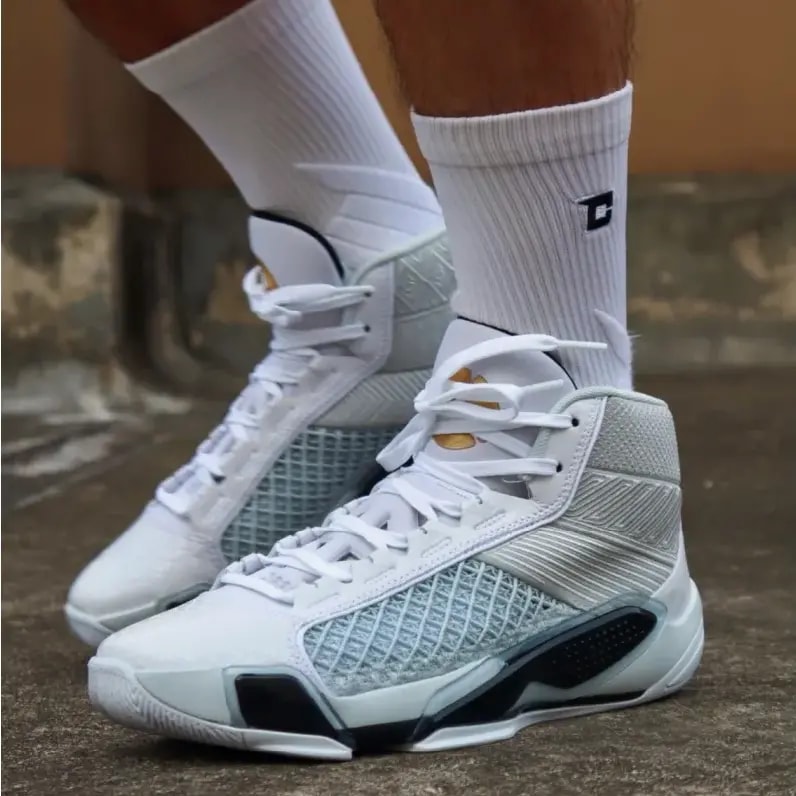 Giày Nike Air Jordan 38 FIBA 'White' FN7482-100 — ảnh 2