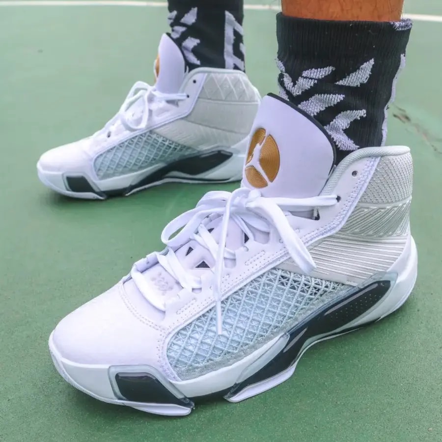 Giày Nike Air Jordan 38 FIBA 'White' FN7482-100 — ảnh 4