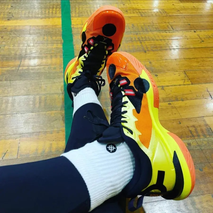Giày Nike Air Jordan Zion x Naruto 1 SP 'Kyuubi' DQ4706-780 — ảnh 3