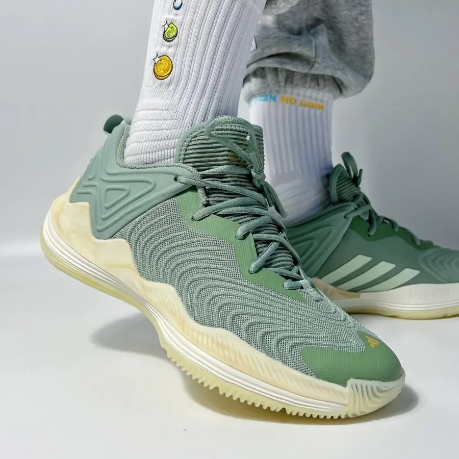 Giày Adidas D Rose Son of Chi 3 'Silver Green' IE9234 — ảnh 3