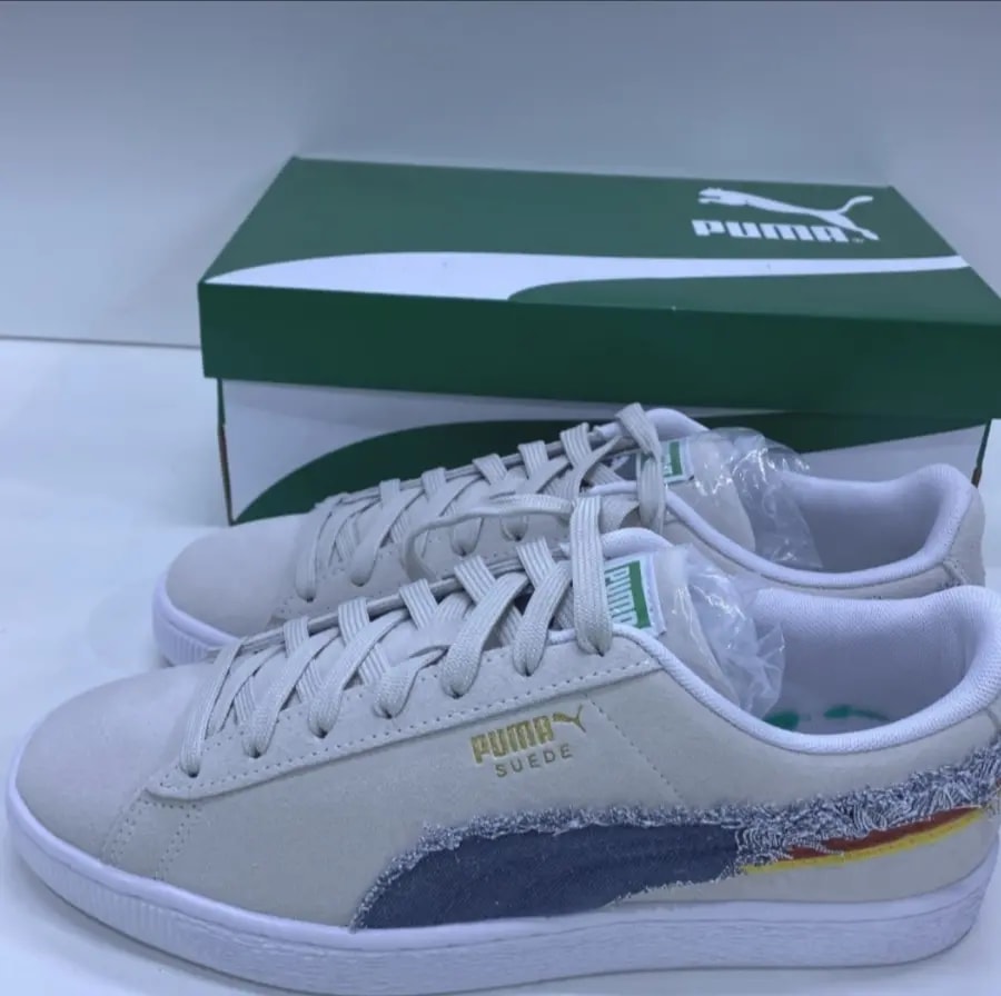 Giày Puma Suede 'White Peacoat' 383798-01 — ảnh 4