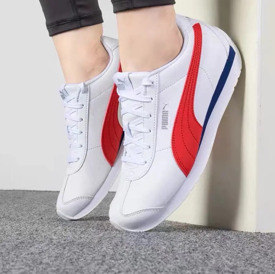 Giày Puma Turin 3 'White High Risk Red' 383037-08 — ảnh 2