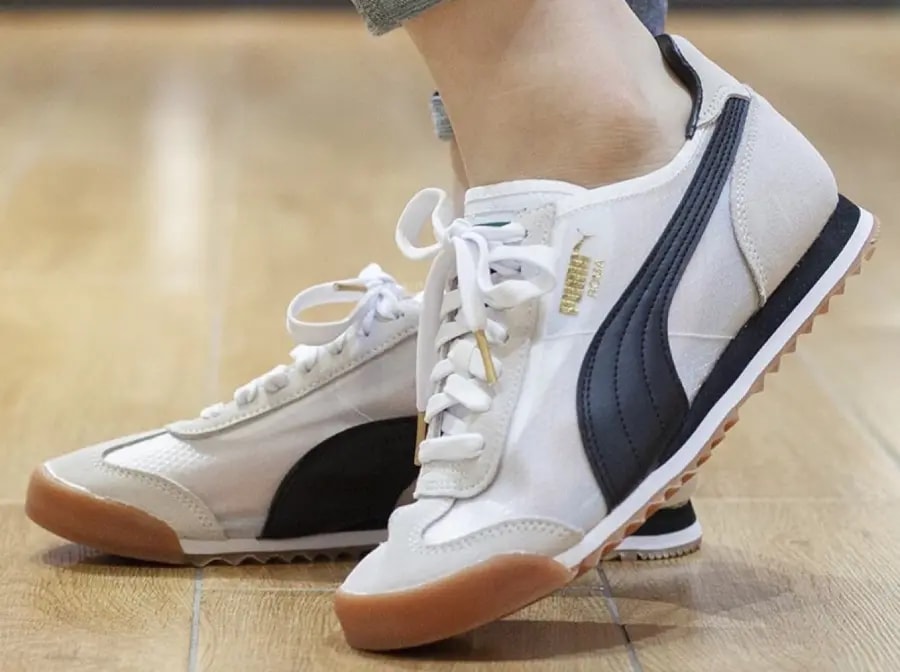 Giày Puma Roma OG T 'White Black' 387241-01 — ảnh 4