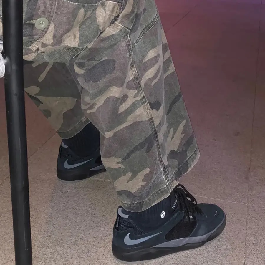 Giày Nike Ishod Wair SB 'Black Dark Grey' DC7232-003 — ảnh 3