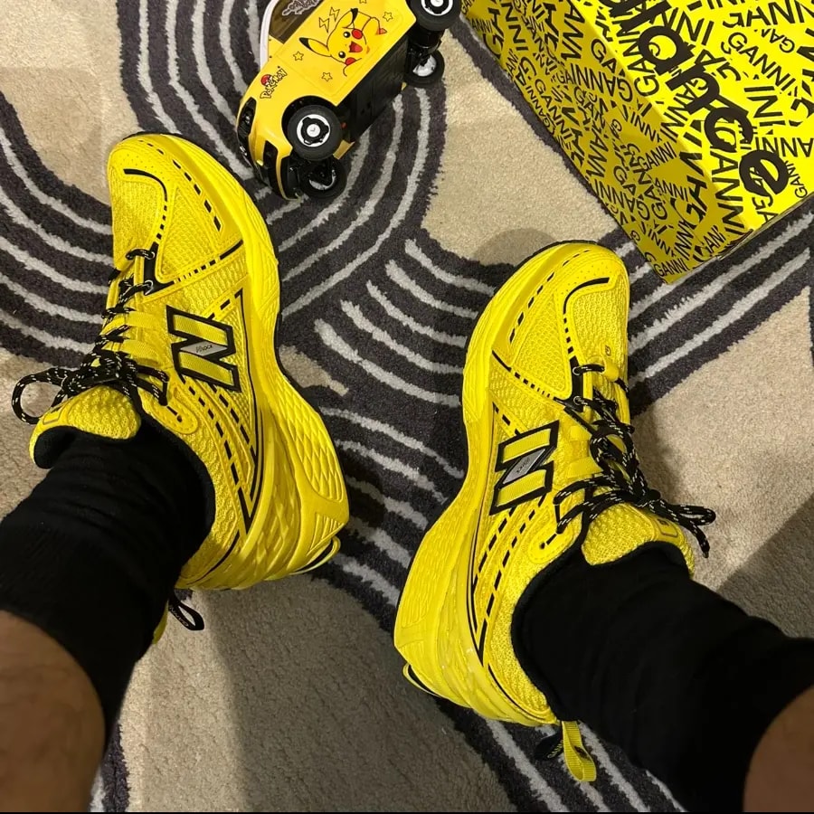 Giày New Balance GANNI x 1906R 'Blazing Yellow' M1906RGA — ảnh 3
