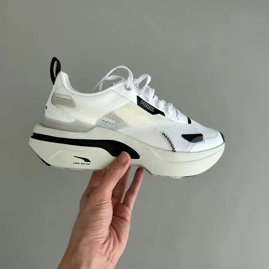 Giày Puma Kosmo Rider 'White Grey' 383113-06 — ảnh 5