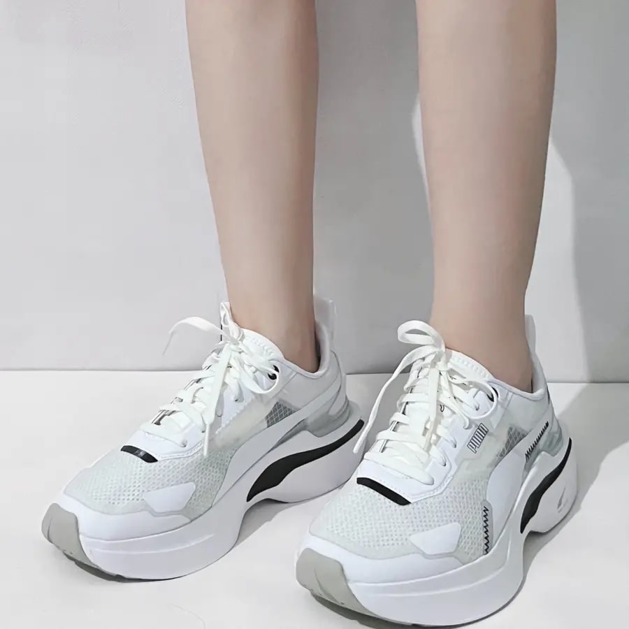 Giày Puma Kosmo Rider 'White Black' 383113-03 — ảnh 3