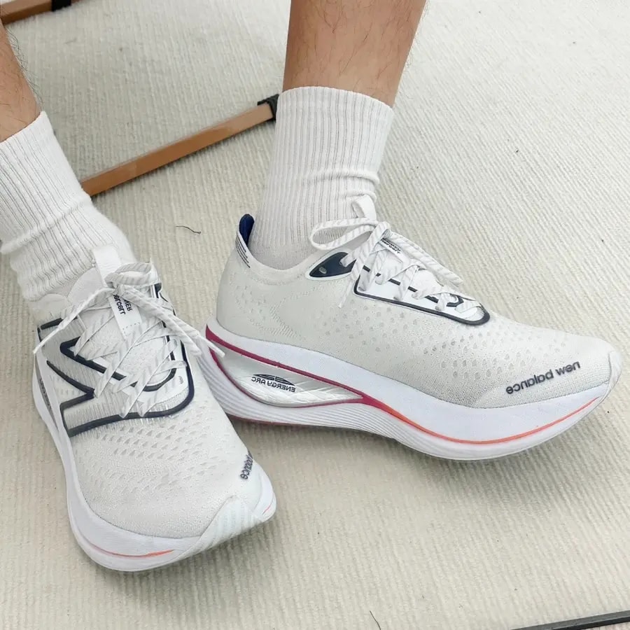 Giày New Balance FuelCell SuperComp 'White Blue' MRCXLW2 — ảnh 5