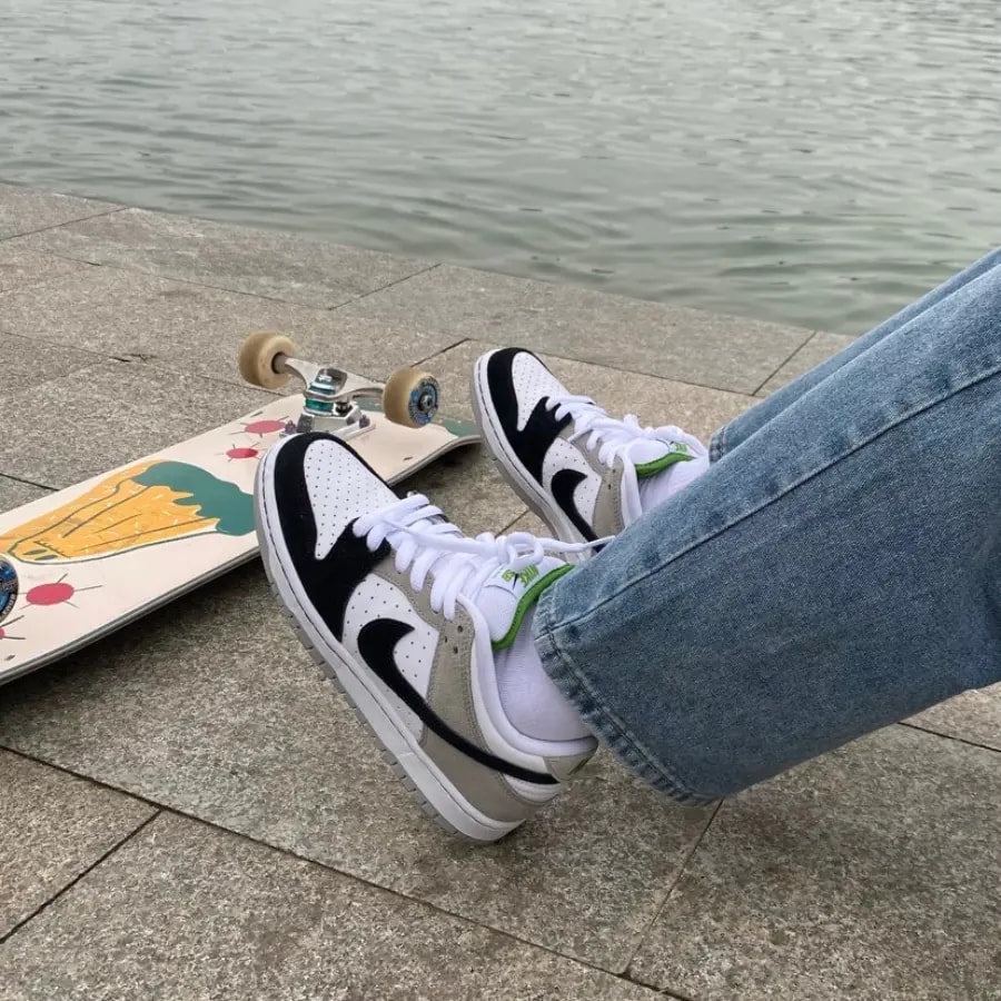 Giày Nike Dunk Low SB 'Chlorophyll' BQ6817-011 — ảnh 3