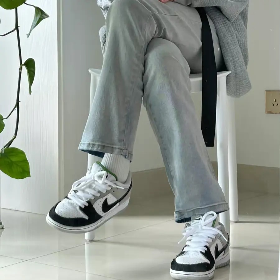 Giày Nike Dunk Low SB 'Chlorophyll' BQ6817-011 — ảnh 5