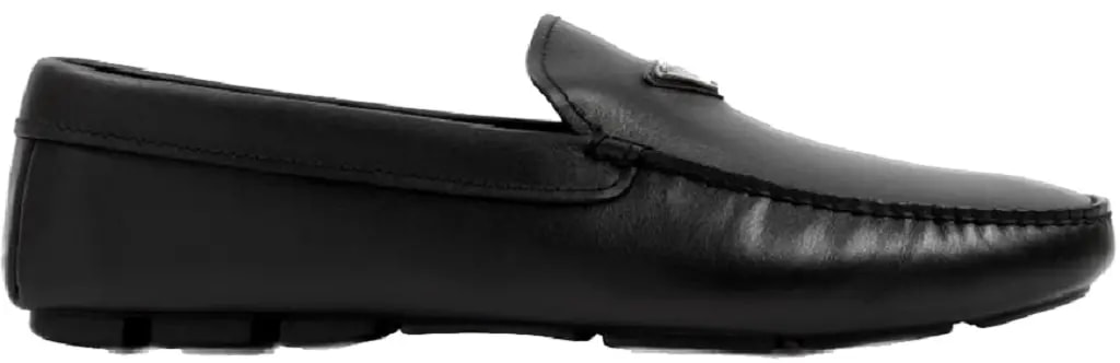 Giày Prada Triangle Logo Leather Loafers 'Black' 2DD172-A21-F0002 — kich-thuoc: 40