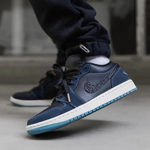 Giày Nike Air Jordan 1 Low 'Midnight Navy' FJ5478-010 — ảnh 3