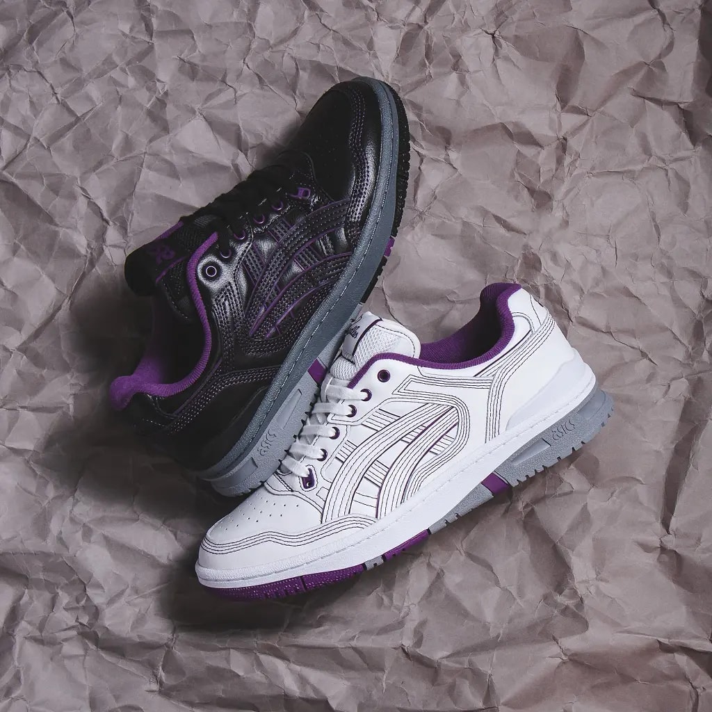 Giày Asics x Needles EX89 'White Purple' 1201A942-100 — ảnh 4