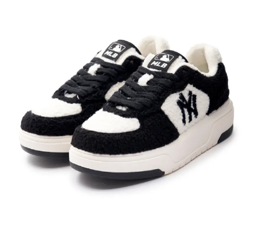 Giày MLB Chunky Liner FLeece 'White Black' 3ASXCLF36-50BKS — ảnh 2