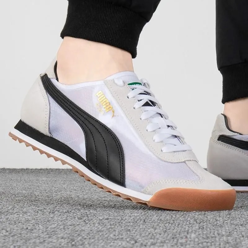 Giày Puma Roma OG T 'White Black' 387241-01 — ảnh 2