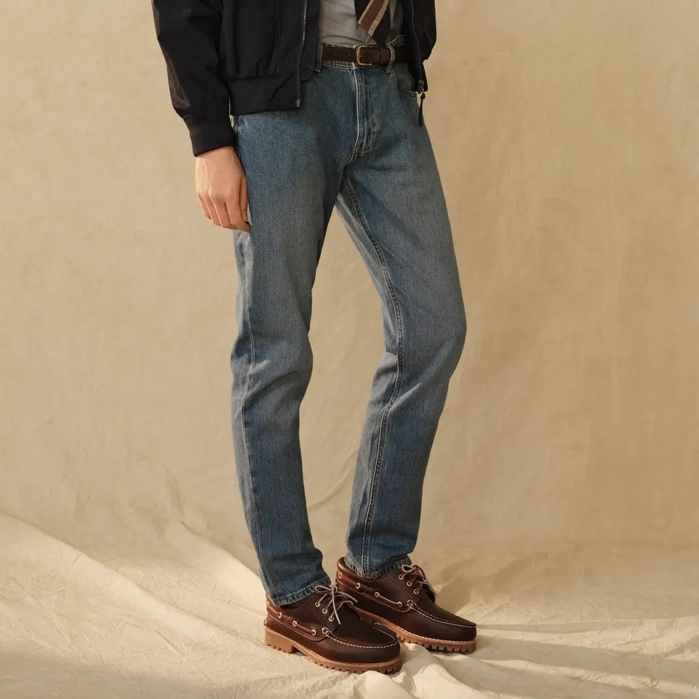 Giày Timberland 3-Eye Lug Handsewn Boat 'Brown' 30003214 — ảnh 2