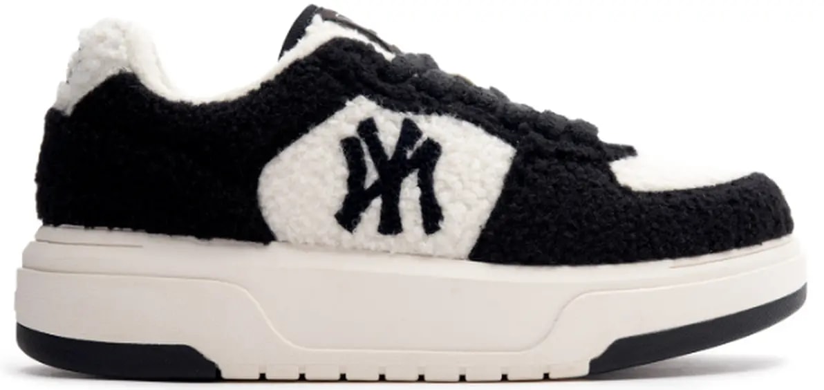 Giày MLB Chunky Liner FLeece 'White Black' 3ASXCLF36-50BKS — kich-thuoc: 36.5
