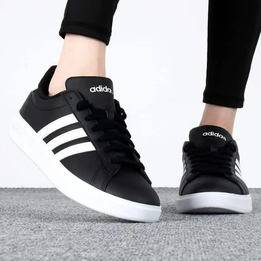 Giày Adidas Grand Court 2.0 'Black White' GW9196 — ảnh 2