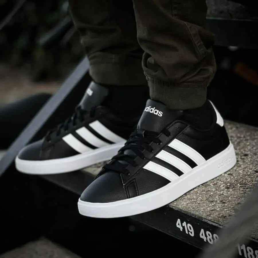 Giày Adidas Grand Court 2.0 'Black White' GW9196 — ảnh 3