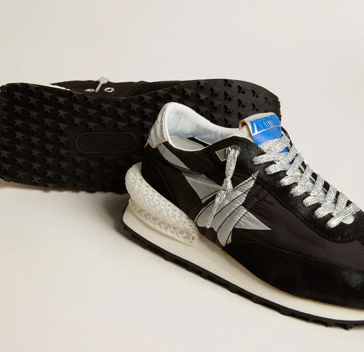 Giày Golden Goose Silver Star 'Black' GMF00684-F005675-90179 — ảnh 4