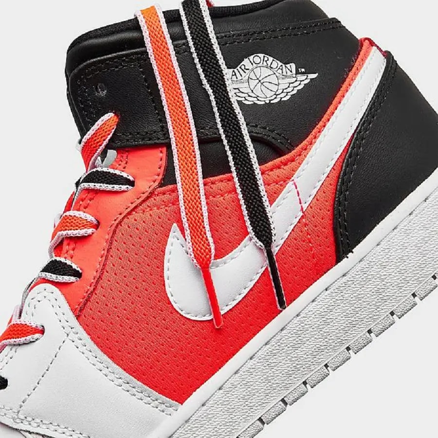 Giày Nike Air Jordan 1 Mid 'White Black' FB4417-016 — ảnh 5