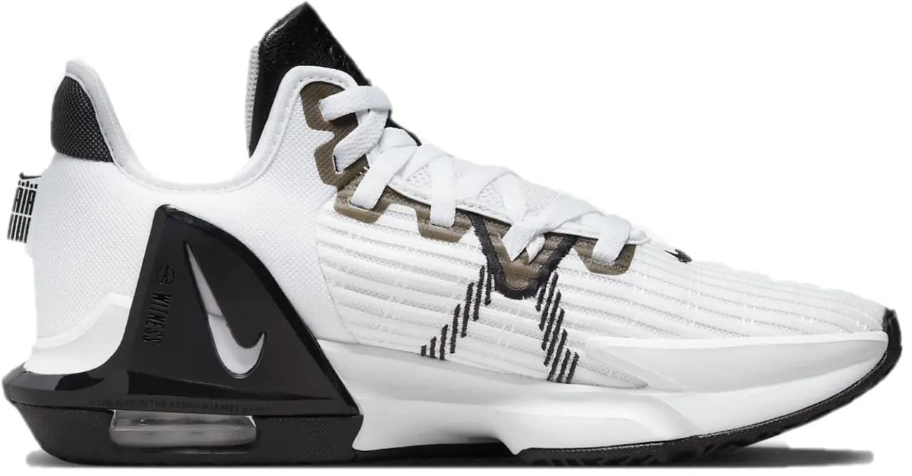 Giày Nike LeBron Witness 6 TB 'White Black' DO9843-100 — kich-thuoc: 43