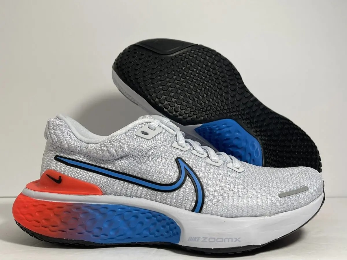 Giày Nike ZoomX Invincible Run Flyknit 2 'Grey Crimson Blue' DV2177-001 — ảnh 2