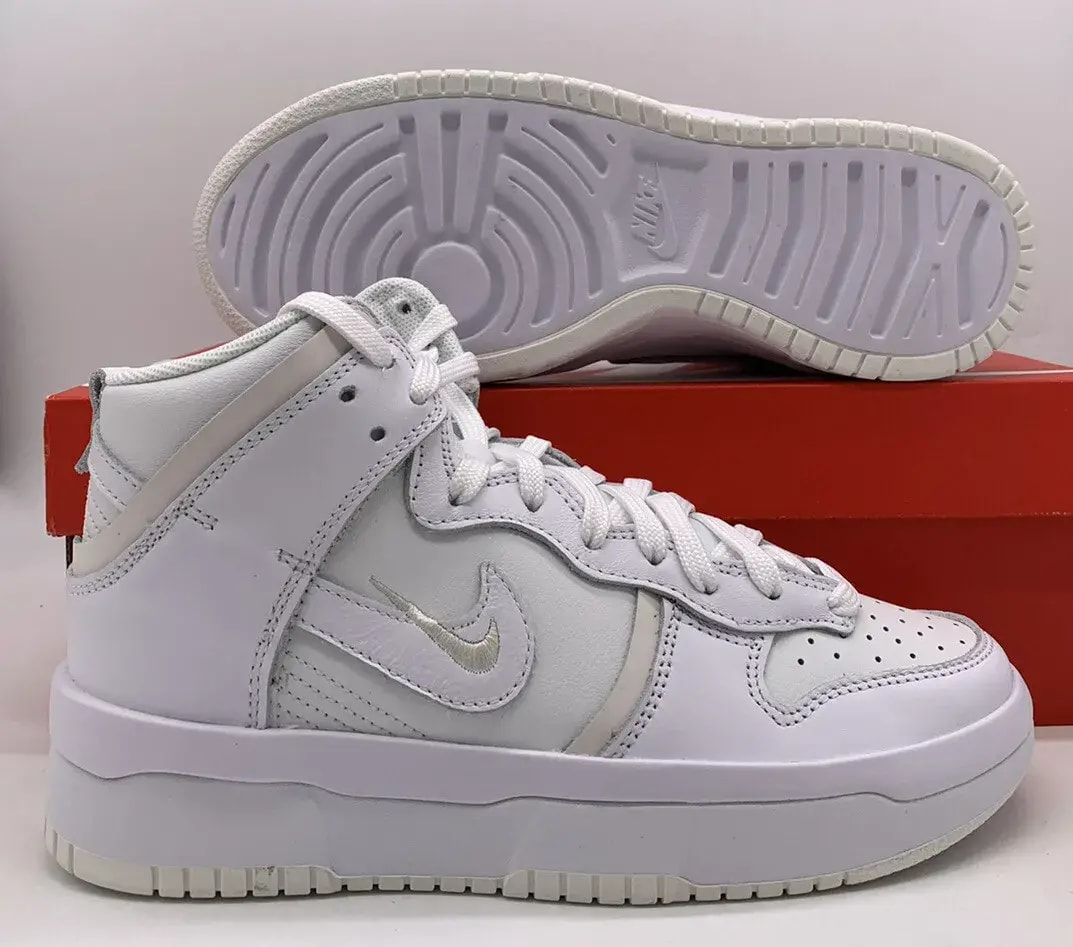 Giày Nike Dunk High Rebel Retro 'Triple White' DH3718-100 — ảnh 5