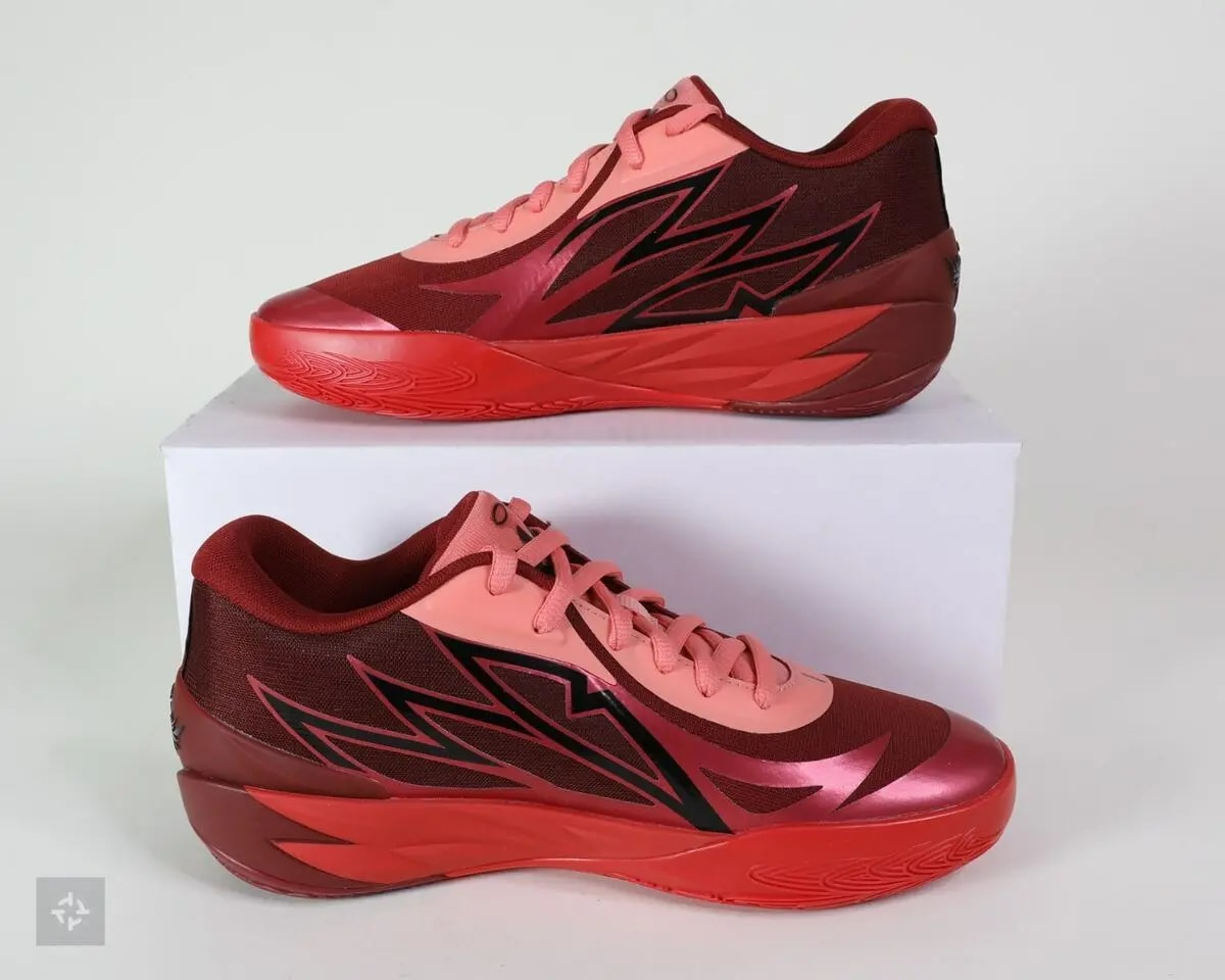 Giày Puma LaMelo Ball MB.02 Lo 'Team Intense Red' 377766-04 — ảnh 3