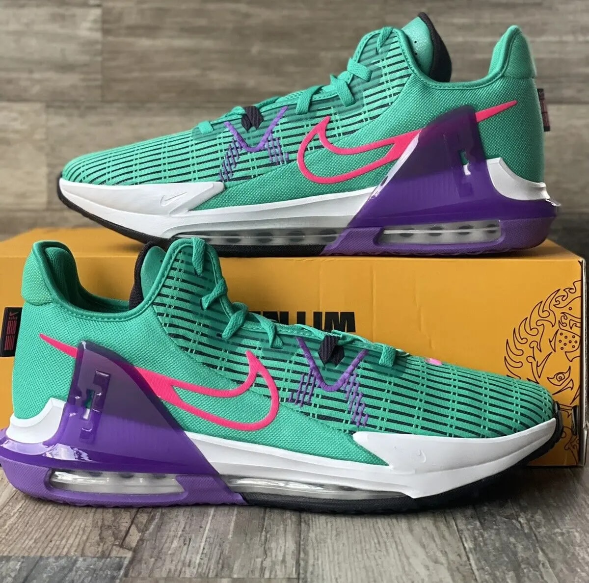 Giày Nike LeBron Witness 6 'Emerald Berry' CZ4052-300 — ảnh 5