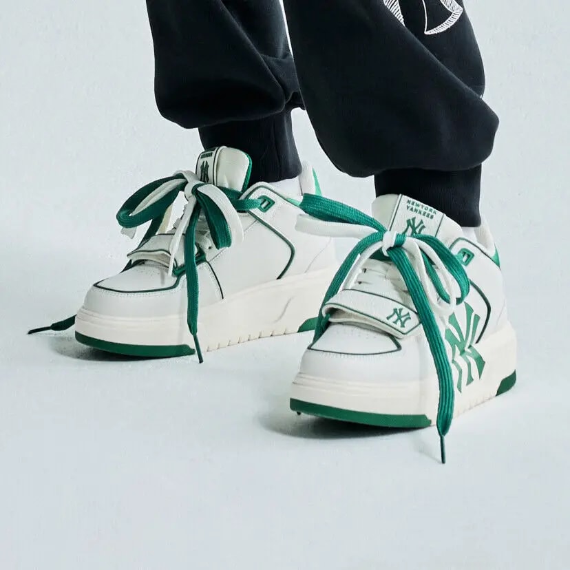 Giày MLB Chunky Liner Mid NY 'Green' 3ASXLMB3N-50GNS — ảnh 3