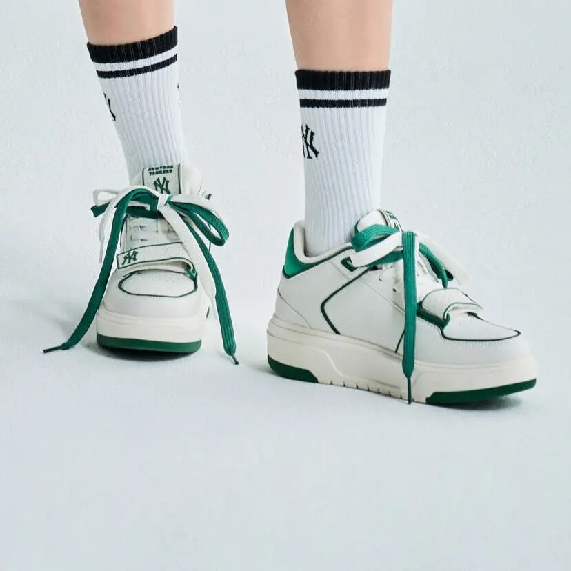 Giày MLB Chunky Liner Mid NY 'Green' 3ASXLMB3N-50GNS — ảnh 4