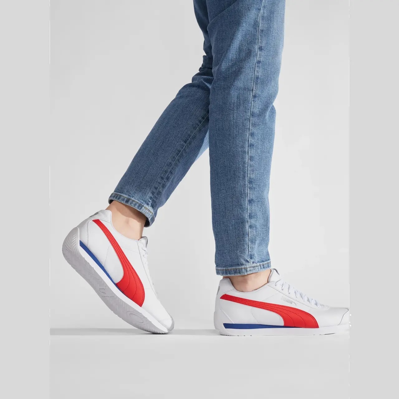 Giày Puma Turin 3 'White High Risk Red' 383037-08 — ảnh 4