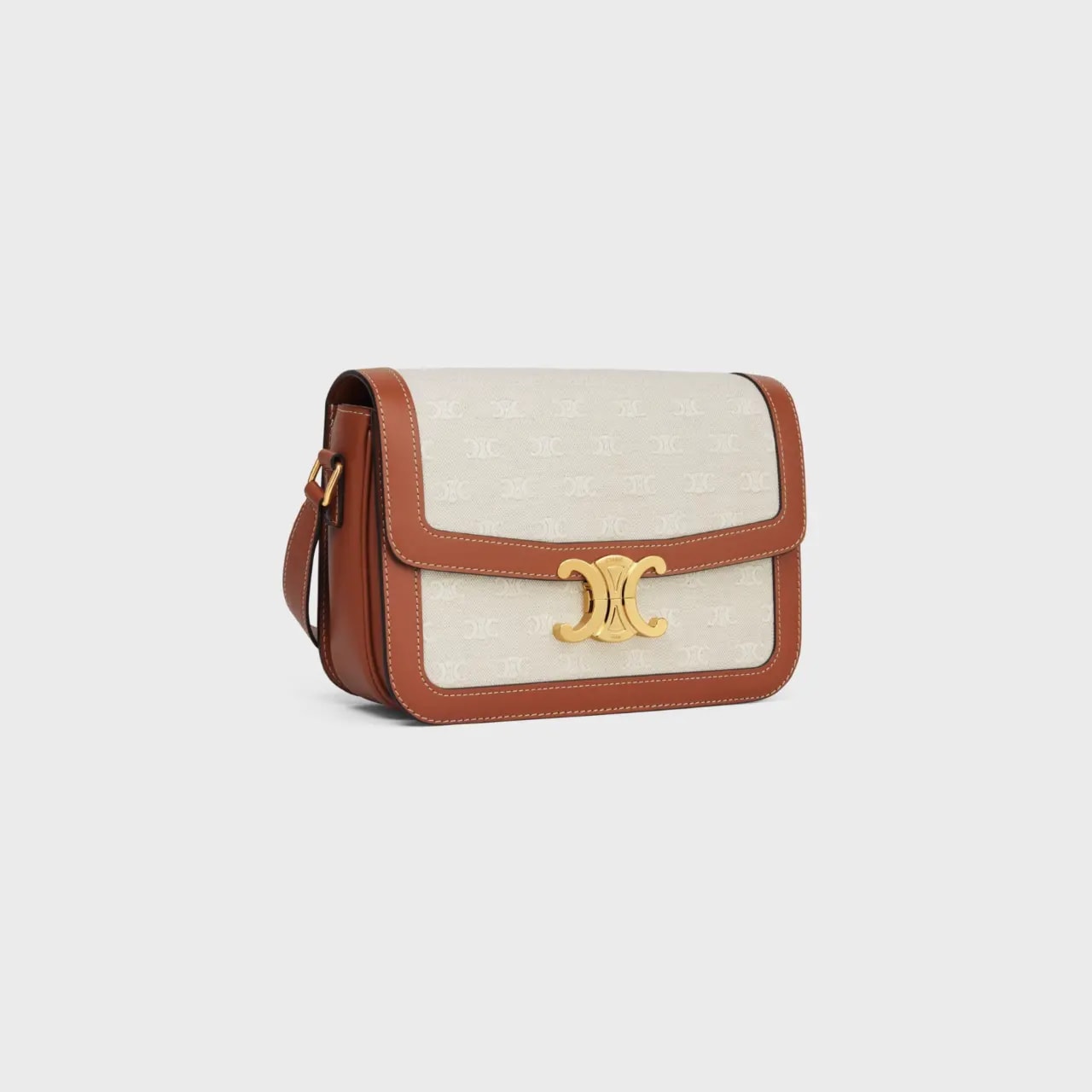 Túi Celine Classique Triomphe Calfskin 'Natural Tan' 191242FDT-02NT — ảnh 4