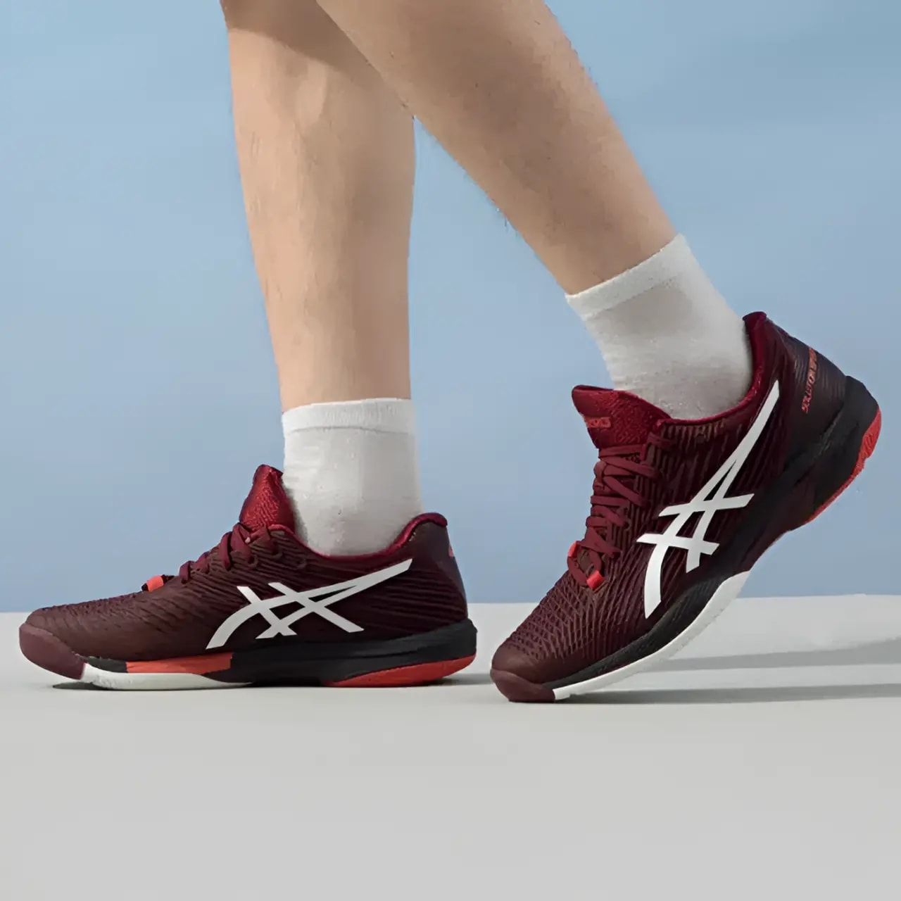 Giày Asics Solution Speed 'Red' 1041A182-602 — ảnh 2