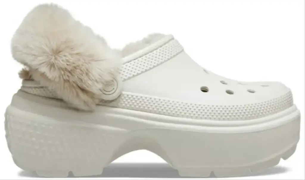 Dép Crocs Stomp Lined Clog 'Gray' 208546-160 — kich-thuoc: 36-37