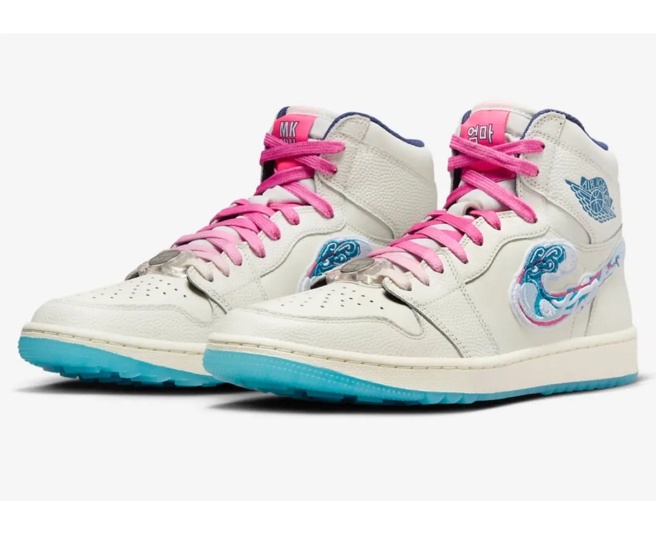 Giày Nike Air Jordan 1 Retro High Golf NRG 2 'Michelle Wie West Aloha' FV3565-100 — ảnh 5