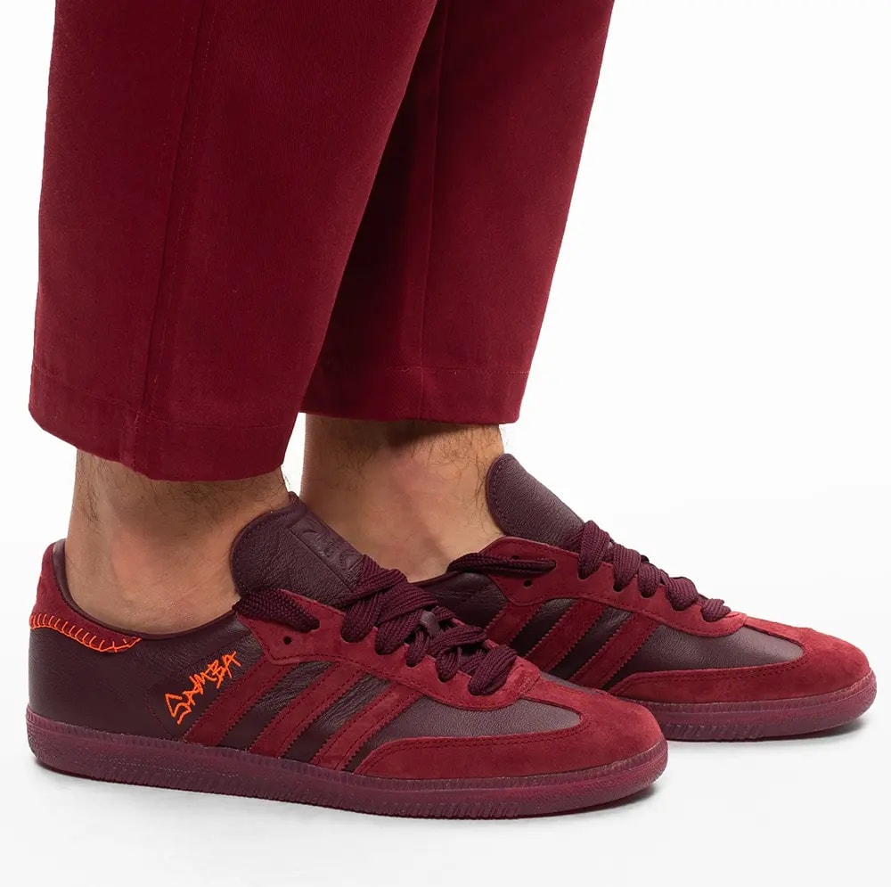 Giày Adidas Samba Jonah Hill 'Maroon' FW7456 — ảnh 5
