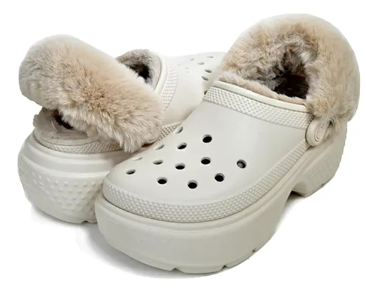 Dép Crocs Stomp Lined Clog 'Gray' 208546-160 — ảnh 5
