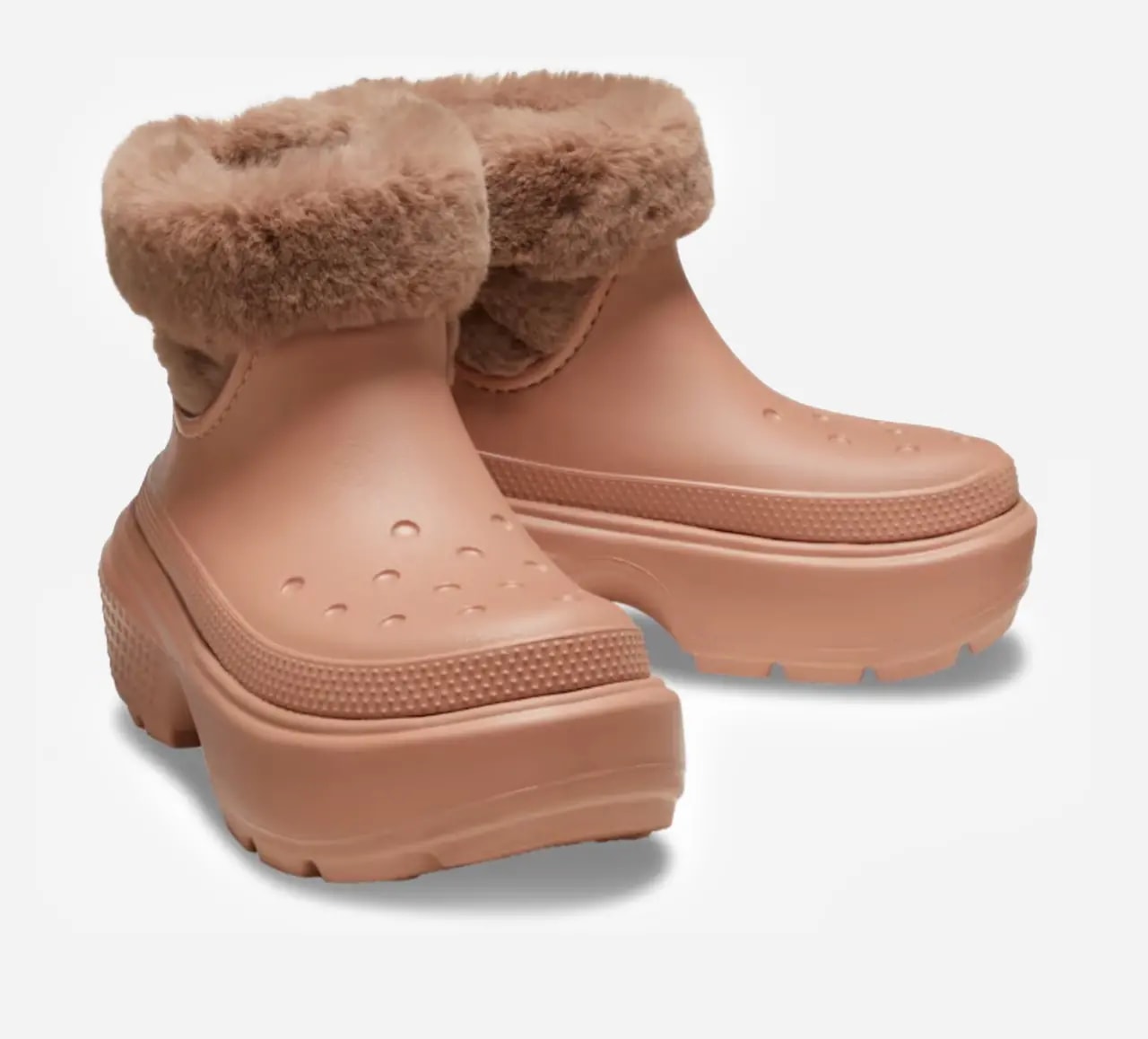 Giày Crocs Stomp Lined Boot 'Cork' 208718-2CC — ảnh 4