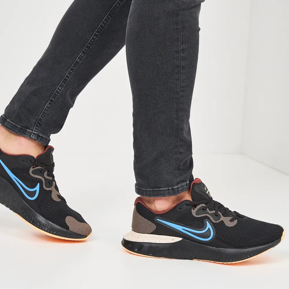 Giày Nike Renew Run 2 'Black Photo Blue' CU3504-002 — ảnh 3